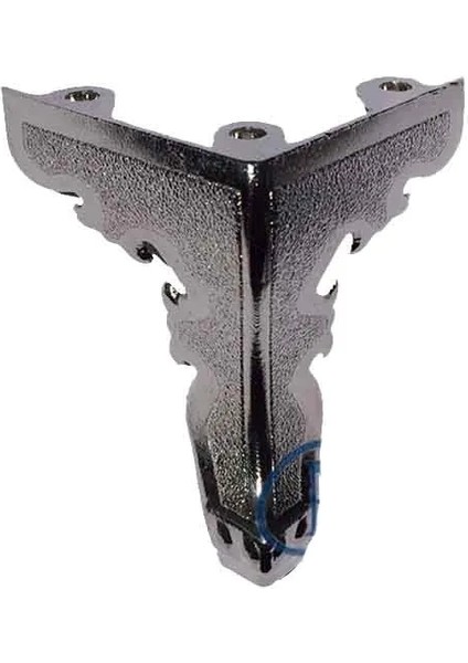 Buğz Kelebek Ahşap, Sunta Sandık Ayağı, Kutu Ayak 5,5 cm - Nikel