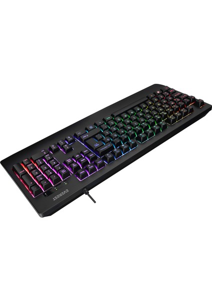 Kb-93 Siyah USB Rainbow Aydınlatmalı Q Membrane indirimleri