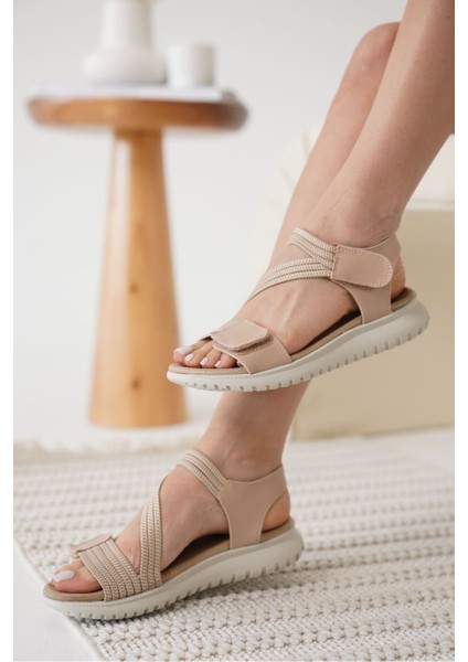 Kanze Nude Kadın Sandalet fırsatları