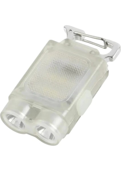 Buğz V15 Edc El Feneri 1200LM Anahtarlık Işık Tip-C Şarj Edilebilir Taşınabilir Mini Torch Mıknatıs Klips ile Kamp Cep Fener