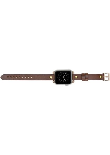 Apple Watch Uyumlu Deri Kordon 42-44-45MM Ferro Gt RST2E modelleri