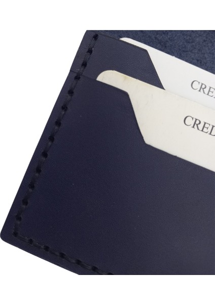 Cusco Minimal Deri Kartlık | Felora Leather Çok Amaçlı Günlük Cüzdan ve Kartlık | Lacivert Deri Kartlık fırsatları