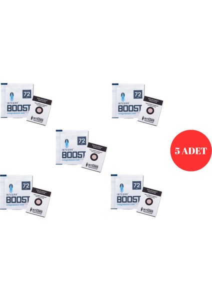 Boost Puro Nemlendirici 8 gr %72 Nem (Beş Adet)