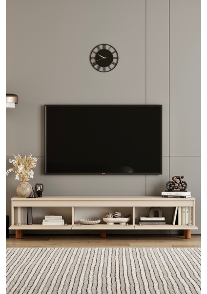 Mila Mdf 200 cm Tv Ünitesi Raflı,kapaklı,ayaklı modelleri