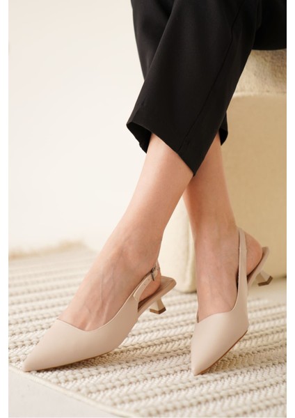 Maried Bej Cilt Kadın Ayakkabı