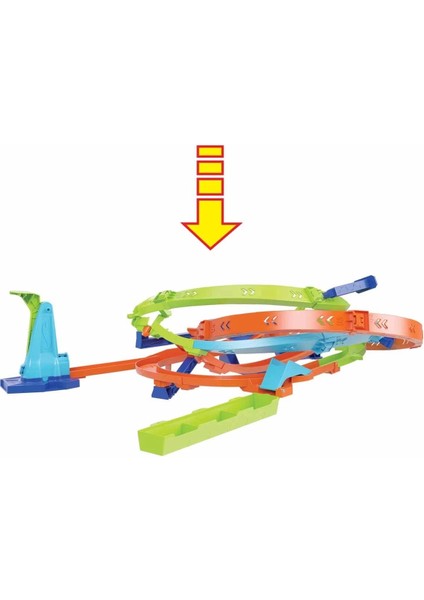 Hot Wheels Bumerang Çemberli Yarış Pisti HTK16 modelleri