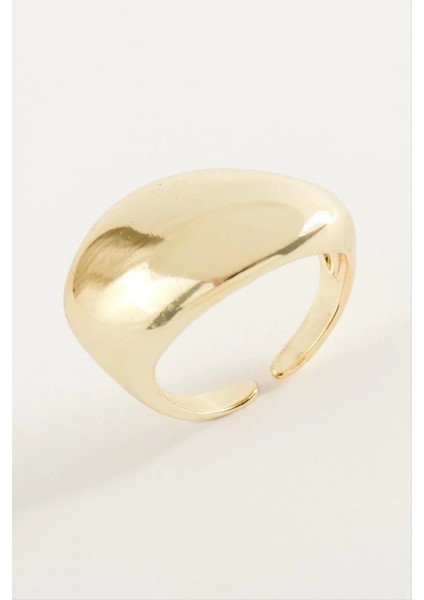 Oval Metal Yüzük