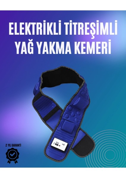 Elektrikli Titreşimli Yağ Yakma Kemeri – Masaj ve Kilo Kaybı Için Ideal