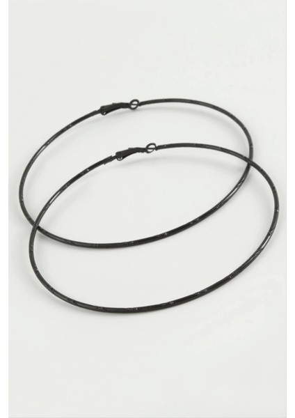 Noktalı Metal Halka Küpe 8-9-10 cm