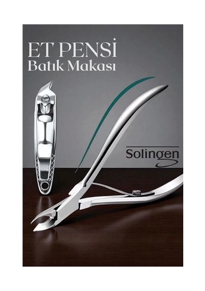 Bx Tırnak Et Pensi - Et Makası - Batık Tırnak Makas Seti Solingen Profesyonel