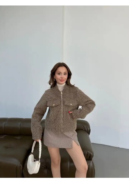 Cıft Ceplı Fermuarlı Kısa Ceket indirimleri