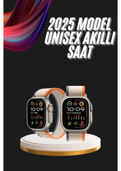 Akıllı Saat Kol Saati Android ve Ios Uyumlu Nabız Ölçer Sesli Asistan