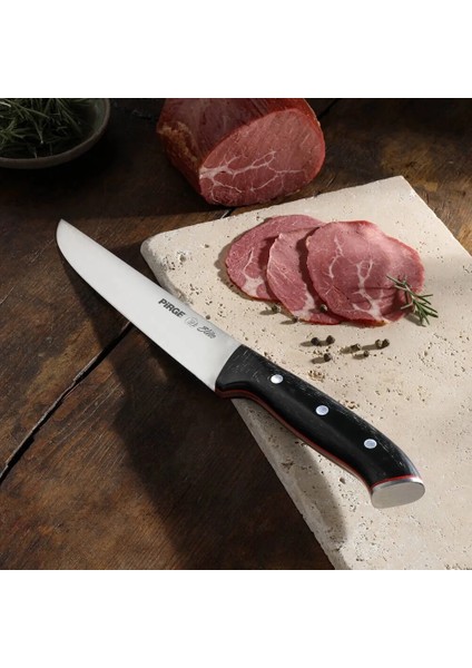 32103 Elite Kurban, Kasap Bıçağı 19 cm - Kahverengi Perçinli Kompozit Sap ( Lisinya ) fiyatları