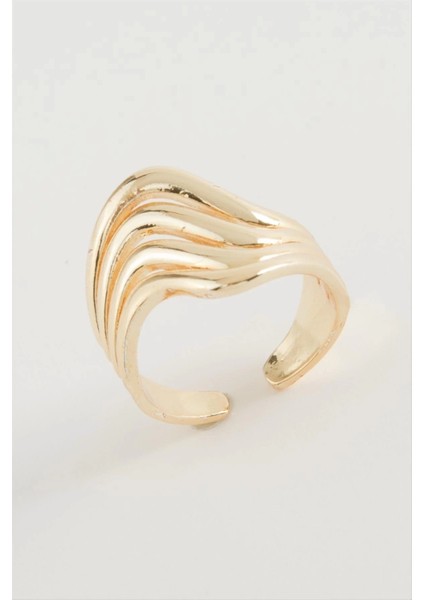 Oval Metal Yüzük