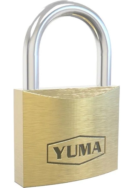 Türk Malı Pirinç Kısa Asma Kilit 40 mm ( Lisinya )