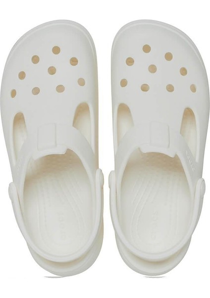 Classic Mary Jane Clog K Çocuk Terlik - Ekru fırsatları