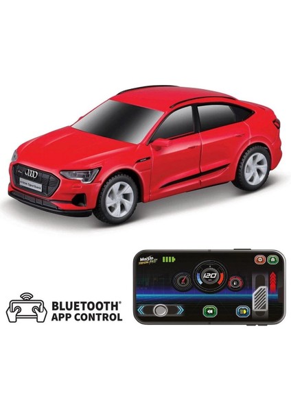 Maisto 1:41 App Control Kumandalı Metal Araba - Audi E-Tron Sport