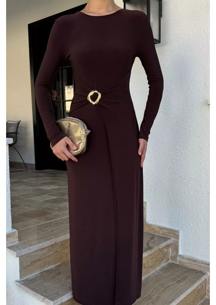 Kadın Bel Tokalı Elbise P-00018453 fiyatları