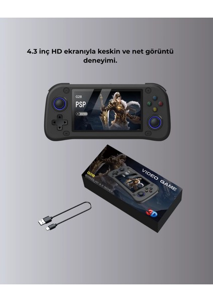 Buğz 4.3” Hd Ekranlı El Konsolu 64GB Hafıza Kartı ve 10000 Yüklü Oyun indirimleri
