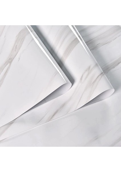 Buğz Açık Mermer Desenli Yapışkanlı Kaplama Kağıdı Büyük Boy 5 Metre modelleri