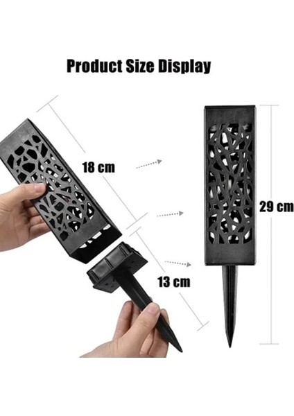 Buğz Dekoratif Solar Güneş Enerjili Bahçe Aydınlatması Yürüyüş Yolu Seti ( 6 Adet ) modelleri