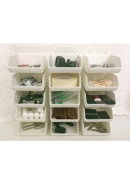 Ikea Skadis Beyaz Raf 82X68X32MM - Ikea Skadis Çok Amaçlı Pano Parçası fiyatları