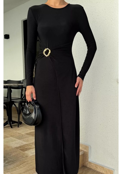 Kadın Bel Tokalı Elbise P-00018453 fiyatları