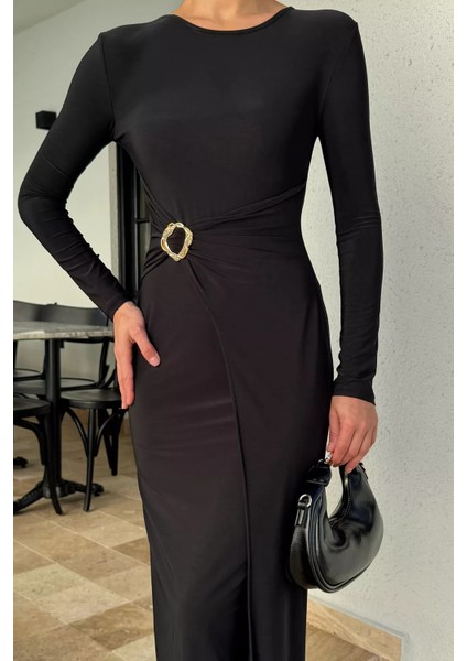 Kadın Bel Tokalı Elbise P-00018453 modelleri