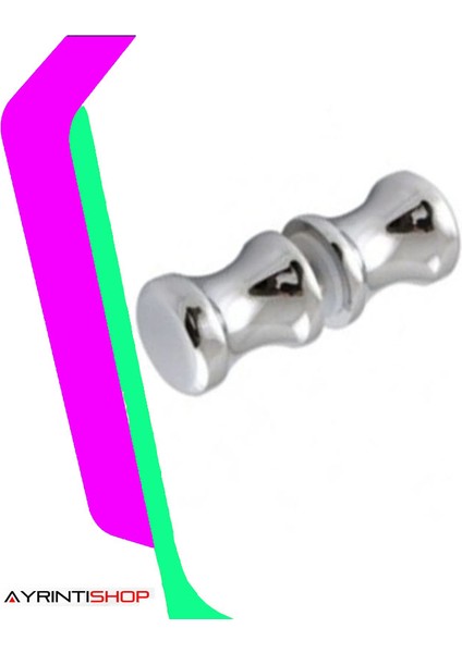 Ayrıntıshop Kırılmaz Metal Krom Kaplamalı Duşakabin Cam Kapı Kulpu fiyatları