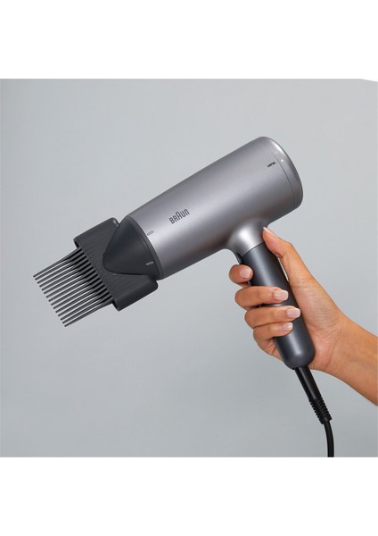 3 Başlıklı 2200W Iontec Difüzörlü Saç Kurutma Makinesi, Beyaz