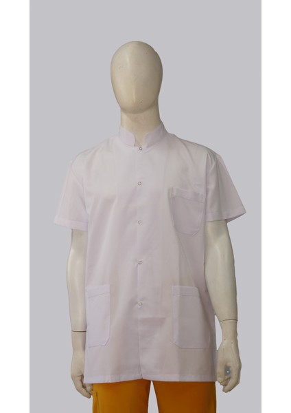 Hakim Yaka Ceket Boy Kısa Kol Doktor Öğretmen Eczane Labaratuvar Önlüğü