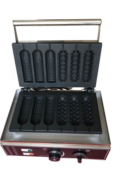 Çubukta Waffle Makinesi -Çift Desenli- 9005 fiyatları