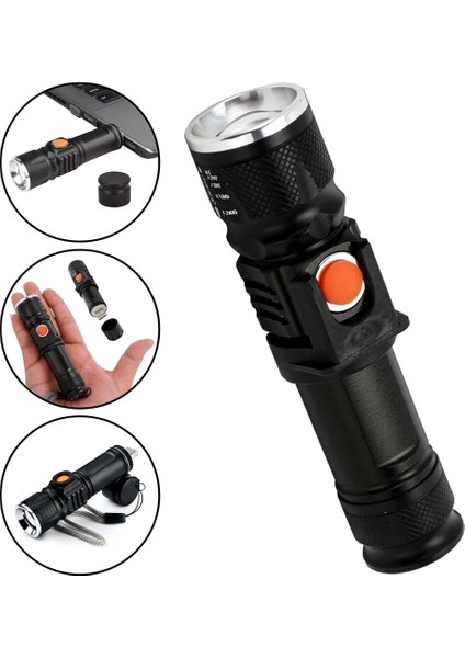 Buğz P50 LED Şarjlı Mıknatıslı USB El Feneri WT-622 modelleri