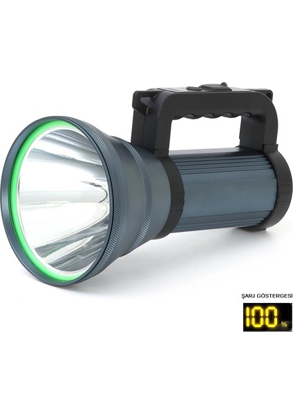 Buğz 200W Güçlü Şarjlı El Feneri Projektör WT-411