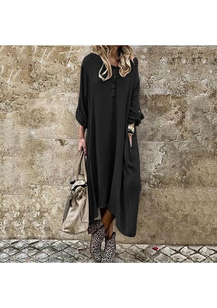 Keten Günlük Salaş Yazlık Cepli Kadın Elbise fiyatları