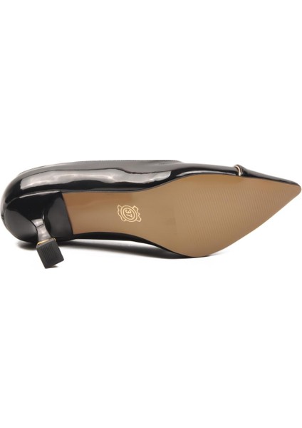 357164 Z Siyah Rugan Kadın Abiye Ayakkabı indirimleri