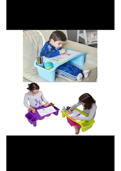 Çocuk Hobi Masası Oyun Masası Tablet Gözlü