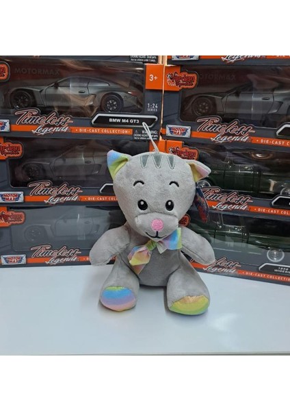 Oyuncak Peluş Sevimli Uyku Arkadaşı Kedi 20 cm modelleri