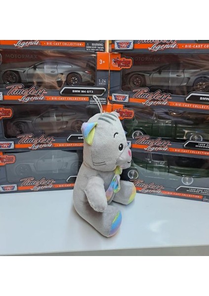 Oyuncak Peluş Sevimli Uyku Arkadaşı Kedi 20 cm fırsatları
