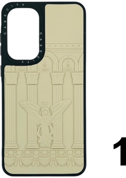 Samsung Galaxy A26 Uyumlu Casetify Kabartmalı Arka Koruma Kılıf