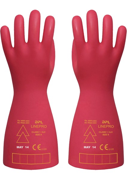 Dpl Linepro Class 00KAUÇUK Elektrikçi Eldiveni 500V