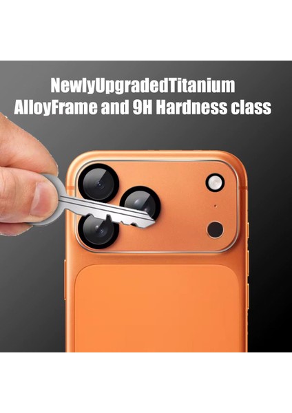 iPhone 17 Air Uyumlu Tek Parça Tam Kapatan (Tam Lens) 9h 3D Kamera Yüzey ve Lens Koruyucu modelleri