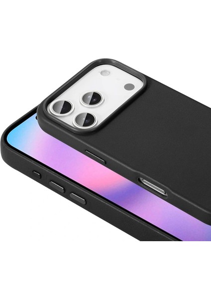 Apple iPhone 17 Pro Max Kılıf M-Safe Şarj Özellikli Pu Deri Görünümlü Redclick Kupra Kapak modelleri