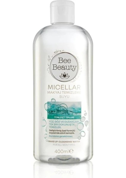 Bee beauty Micellar Makyaj Temizleme Suyu Tüm Ciltler Için 400 ml