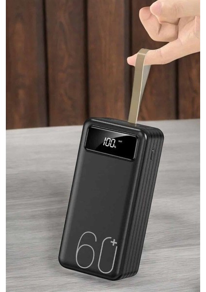 Powerbank 60.000 Mah Dijital Göstergeli 4 Portlu Taşınabilir fırsatları