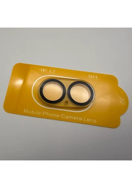 iPhone 17 Uyumlu (Tam Lens) Tek Parça Tam Kapatan 9h 3D Kamera Yüzey ve Lens Koruyucu