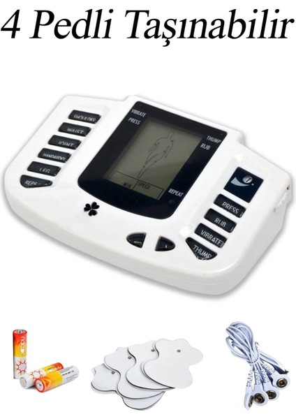 4 Pedli Taşınabilir Fizik Tedavi Tens Cihazı Masaj Aleti modelleri