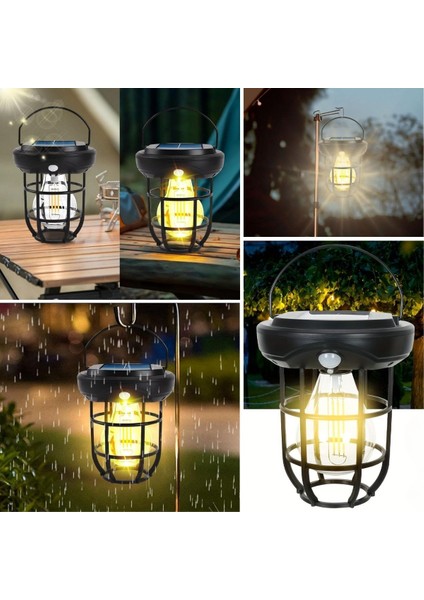 Solar Kamp Feneri – Güneş Enerjili, Otomatik Şarj ve Gece Işığı, Taşınabilir ve Asılabilir LED Dış Mekan Lamba (4989) modelleri