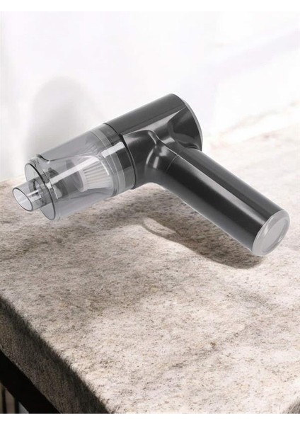 Üflemeli Güçlü Vakumlu Ev Ofis Araç Süpürgesi El Süpürgesi Şarjlı