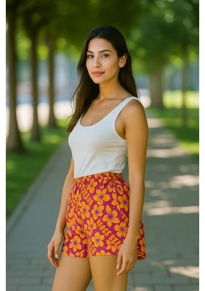 Çiçekli Regular Kadın Short fiyatları